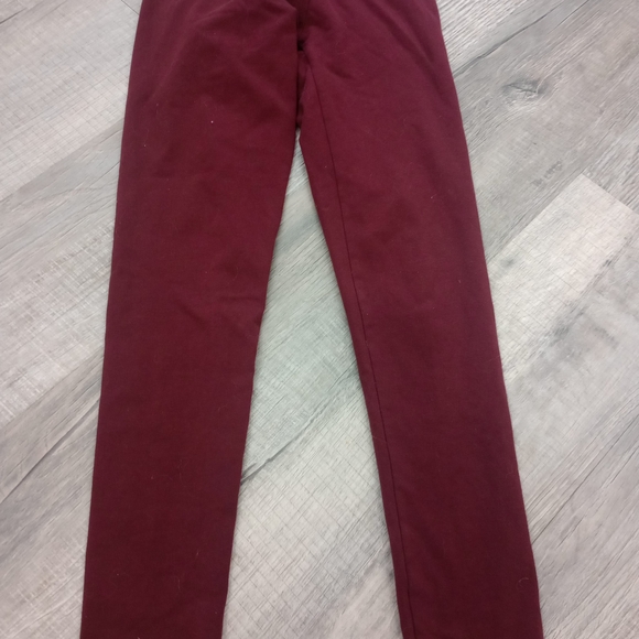 Aerie Burgundy Leggings - Picture 1 of 5